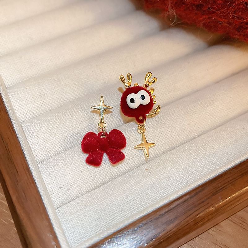 Stud Drop Ear / Necklace Huggie Earring Cuff