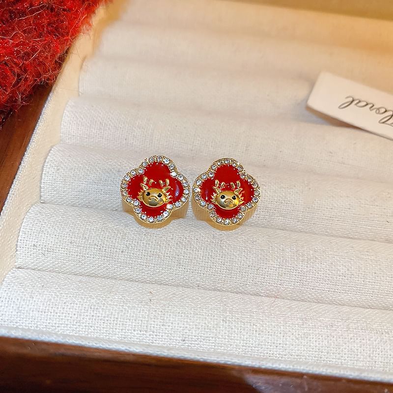 Stud Drop Ear / Necklace Huggie Earring Cuff