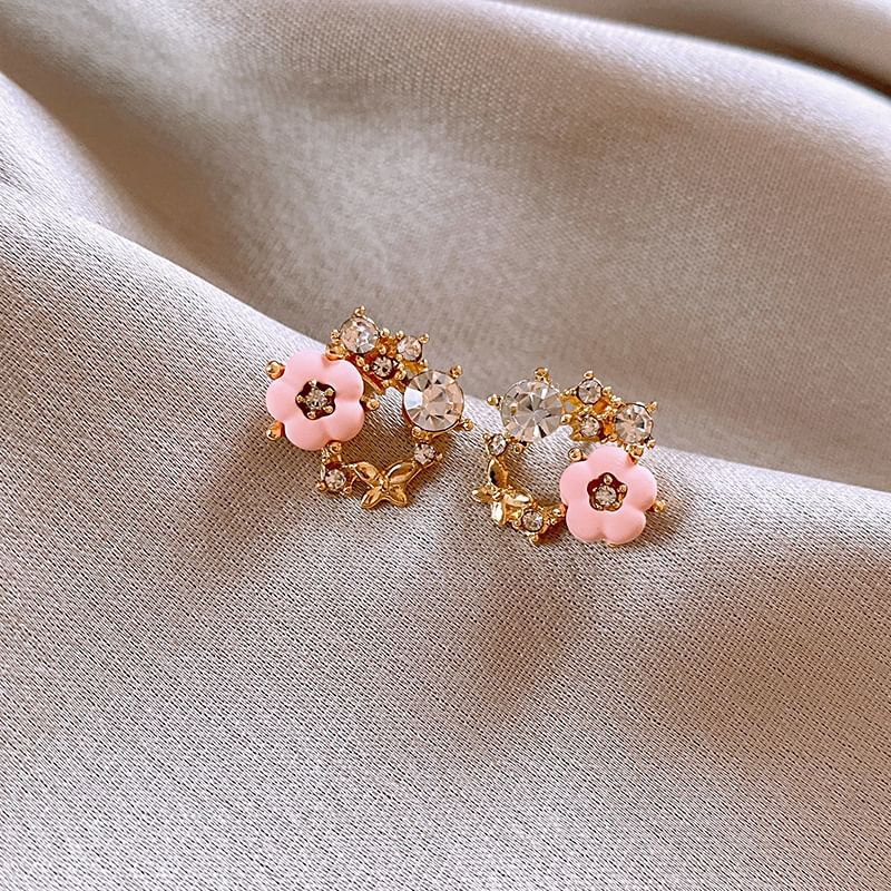 Stud Drop Ear / Necklace Huggie Earring Cuff