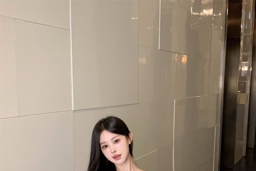 Cami Top One-Shoulder Plain Asymmetrical