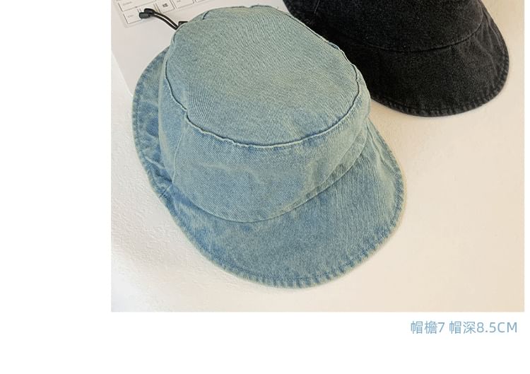Bucket Denim Washed Hat