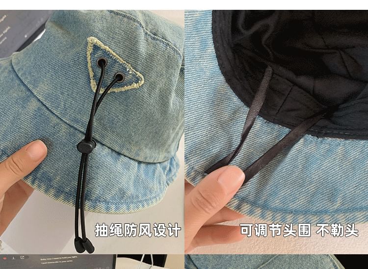 Bucket Denim Washed Hat