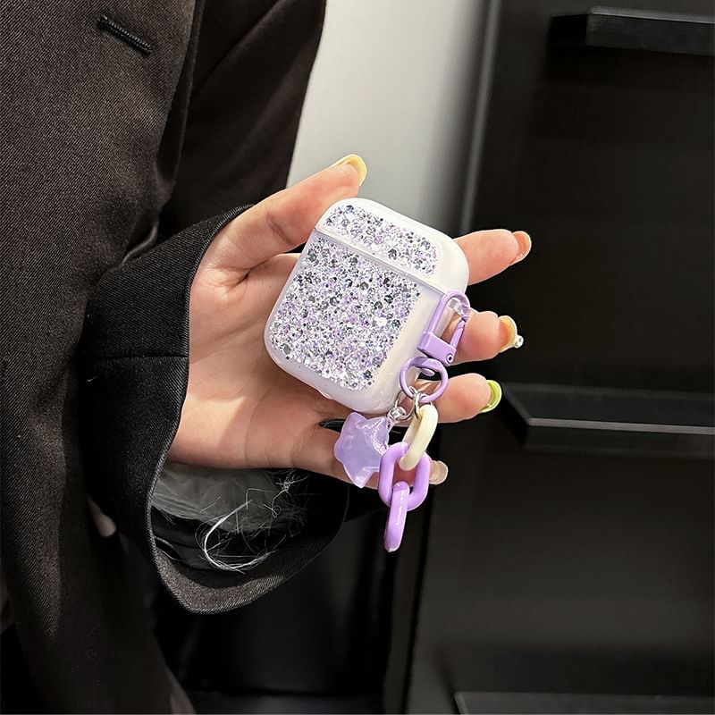 Pro Skin AirPods Sequined with Charm / Designs) (Various Case Earphone