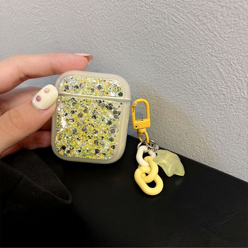 Pro Skin AirPods Sequined with Charm / Designs) (Various Case Earphone