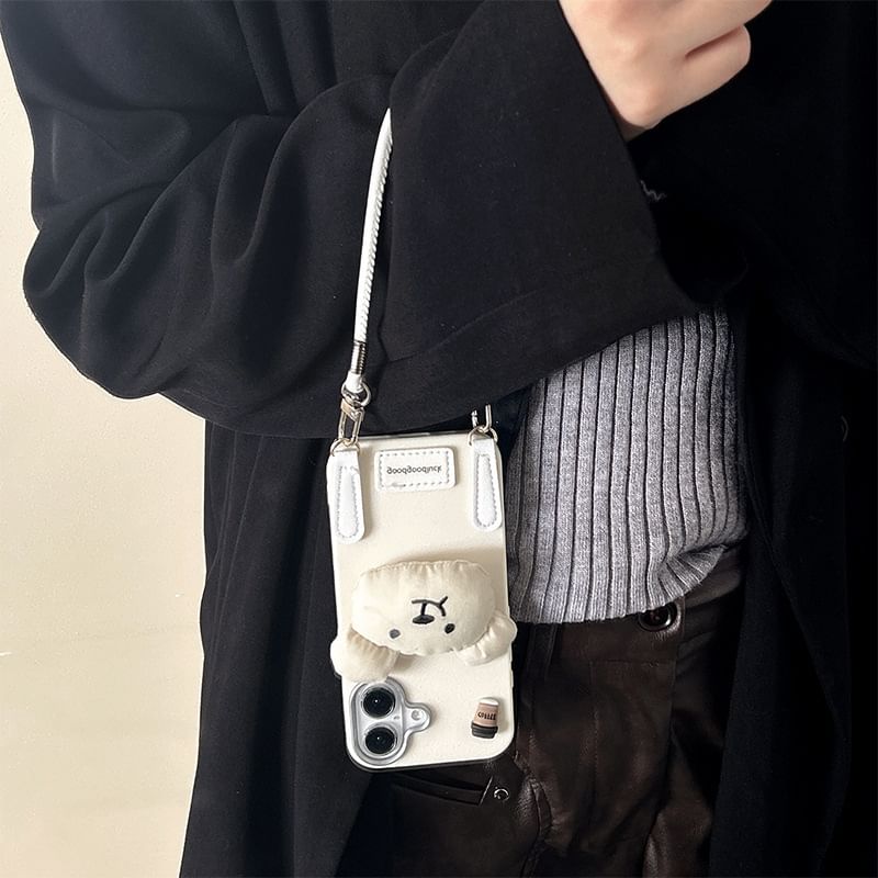 Case Strap Puffed Bear Phone with