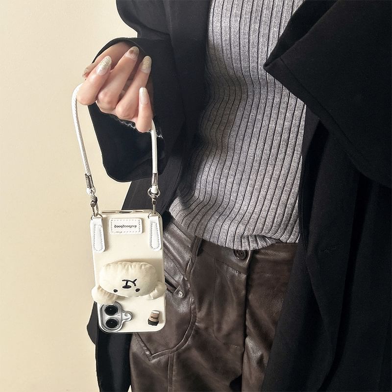 Case Strap Puffed Bear Phone with