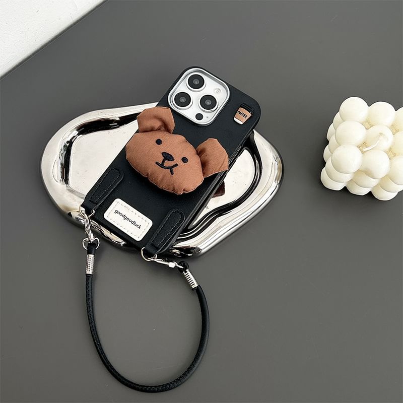 Case Strap Puffed Bear Phone with