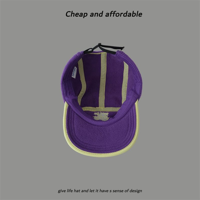 Fleece Cap Embroidered Lettering