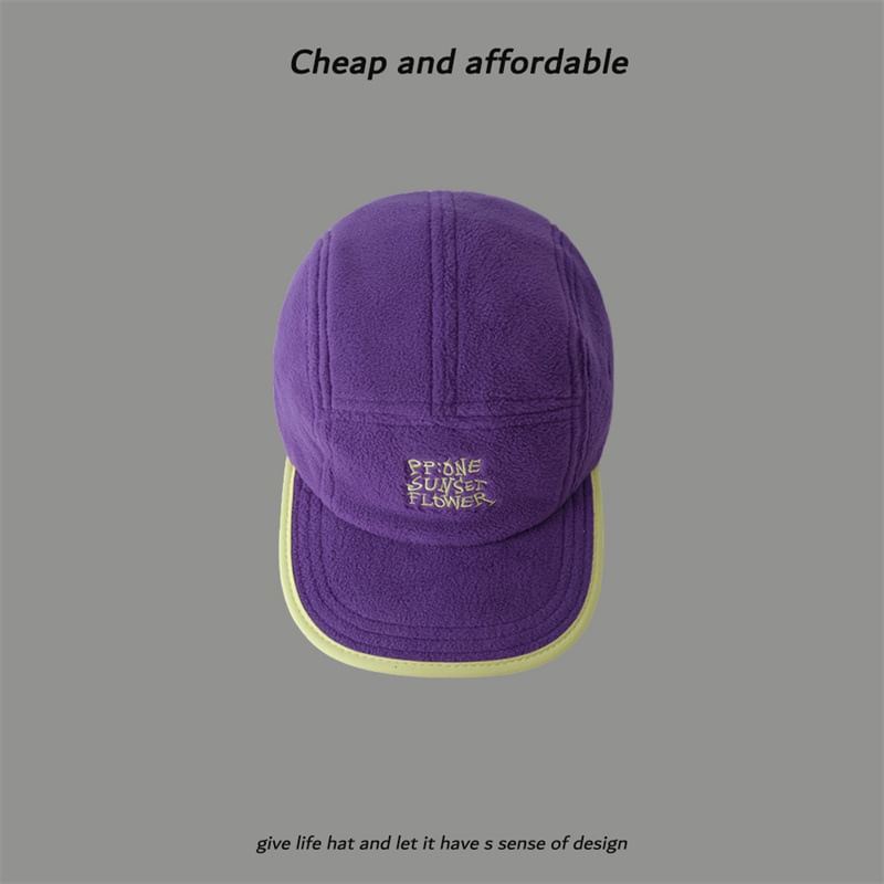 Fleece Cap Embroidered Lettering