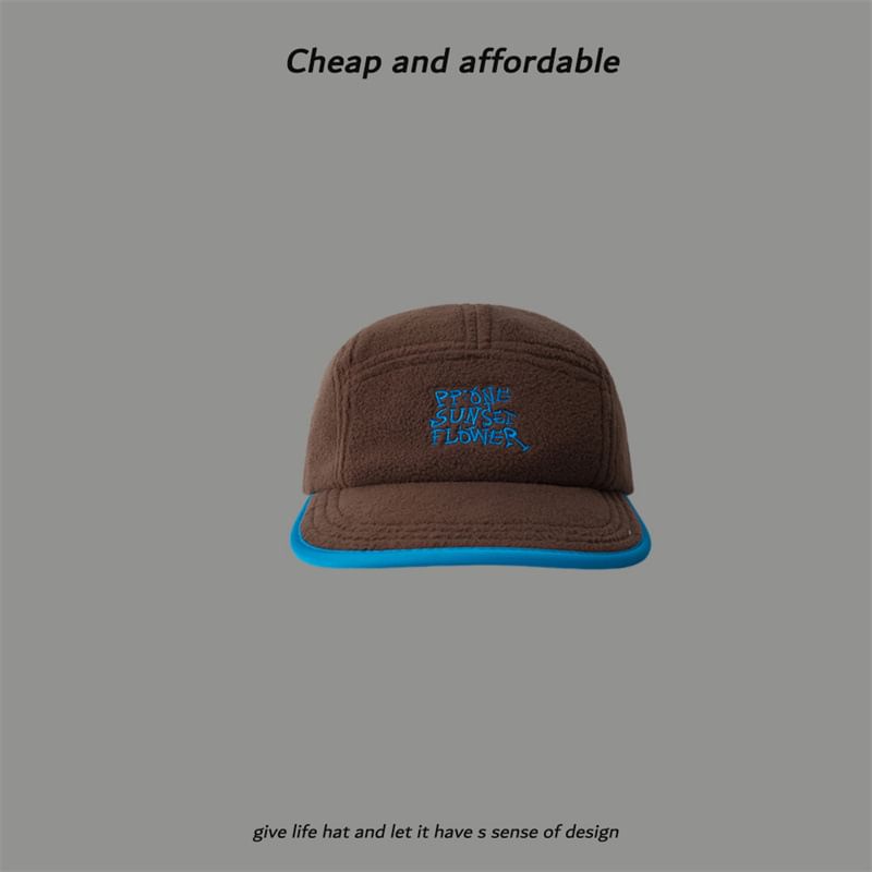 Fleece Cap Embroidered Lettering