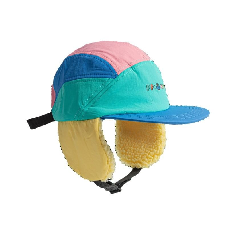 Color Cap Lettering Earflap Block