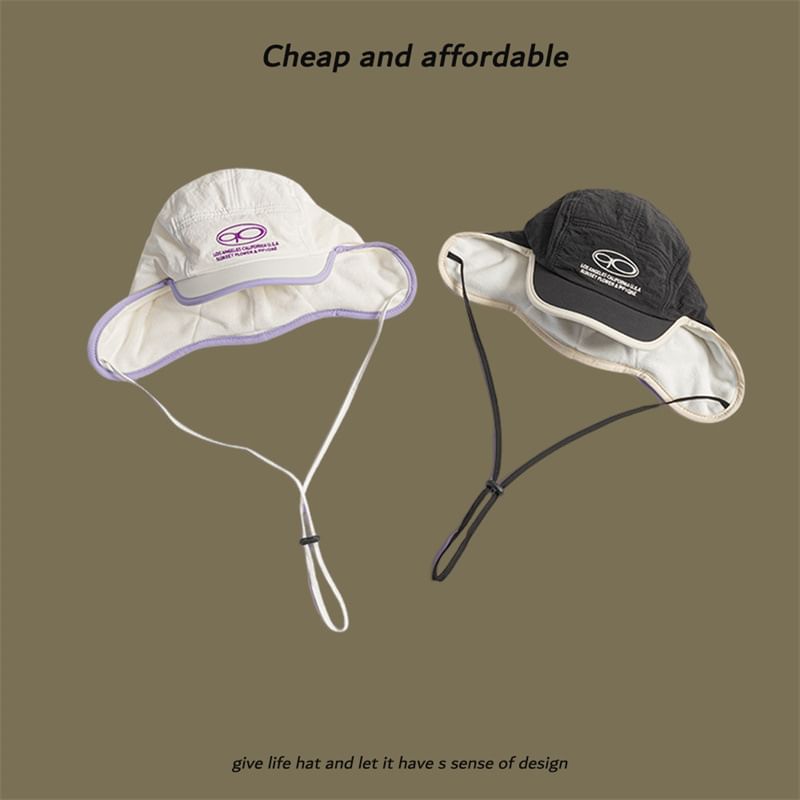 Print Trapper Hat Lettering
