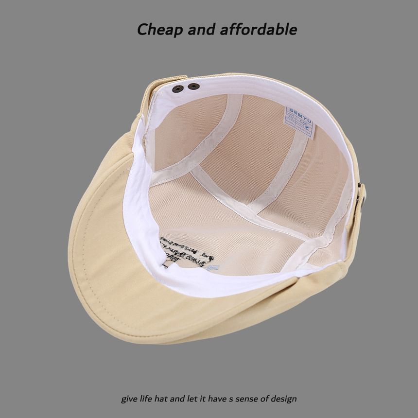 Embroidery Cartoon Hat Newsboy