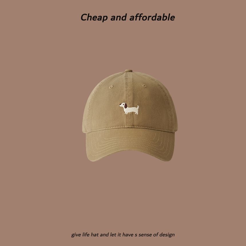 Cap Embroidered Dog Baseball