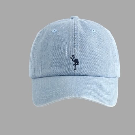 Flamingo Cap Embroidered Baseball