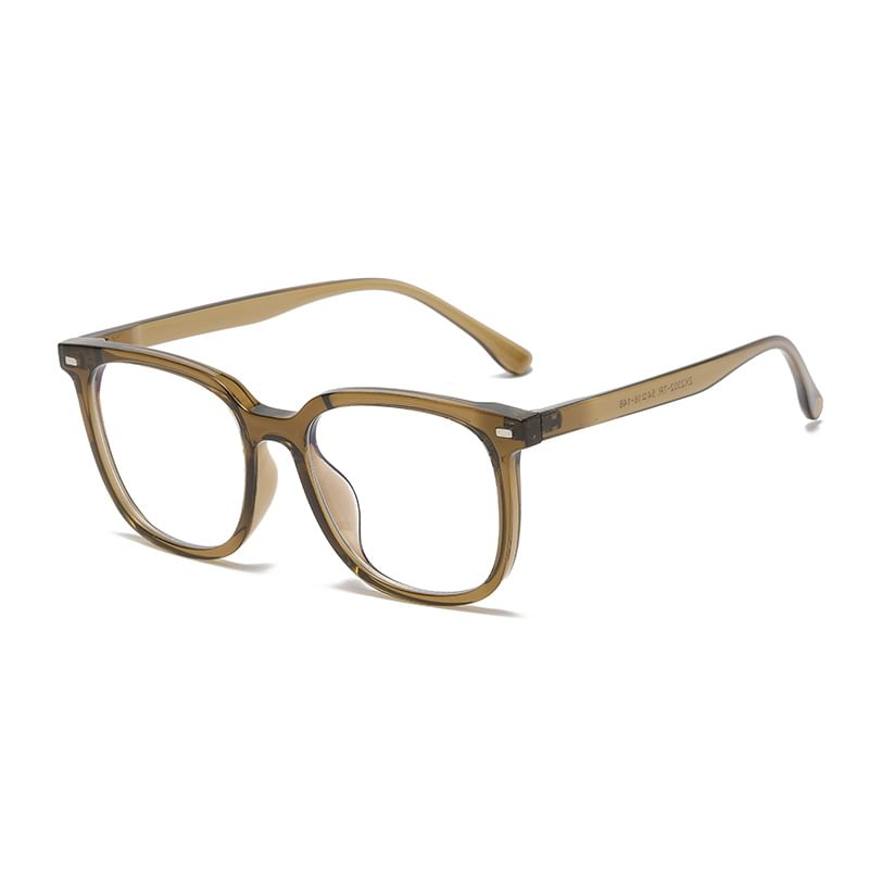 Glasses On Square Sunglasses with Clip