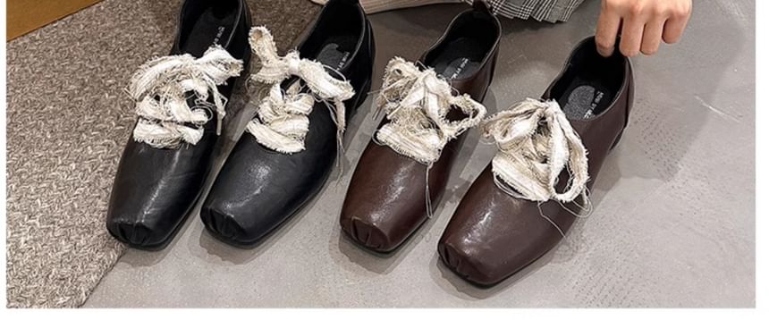 Heel Plain Lace-Ups Block