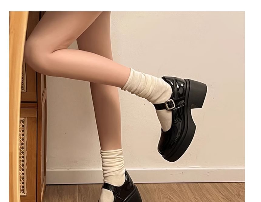 Jane Shoes Mary Plain Platform