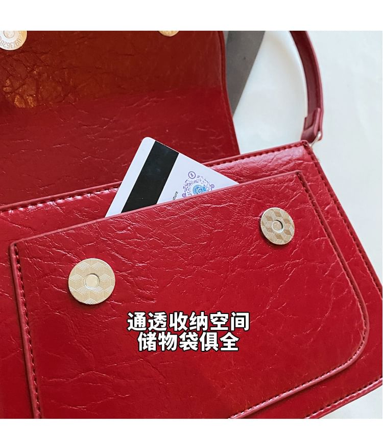 Bow Bag Flap Crossbody Accent