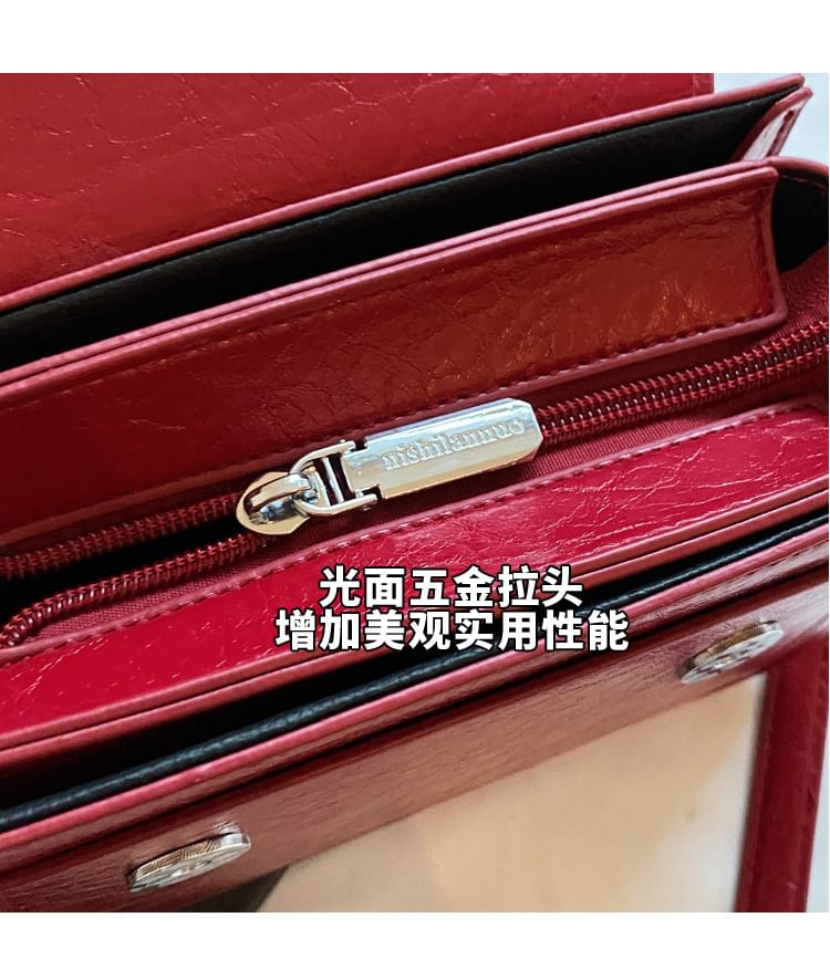 Bow Bag Flap Crossbody Accent