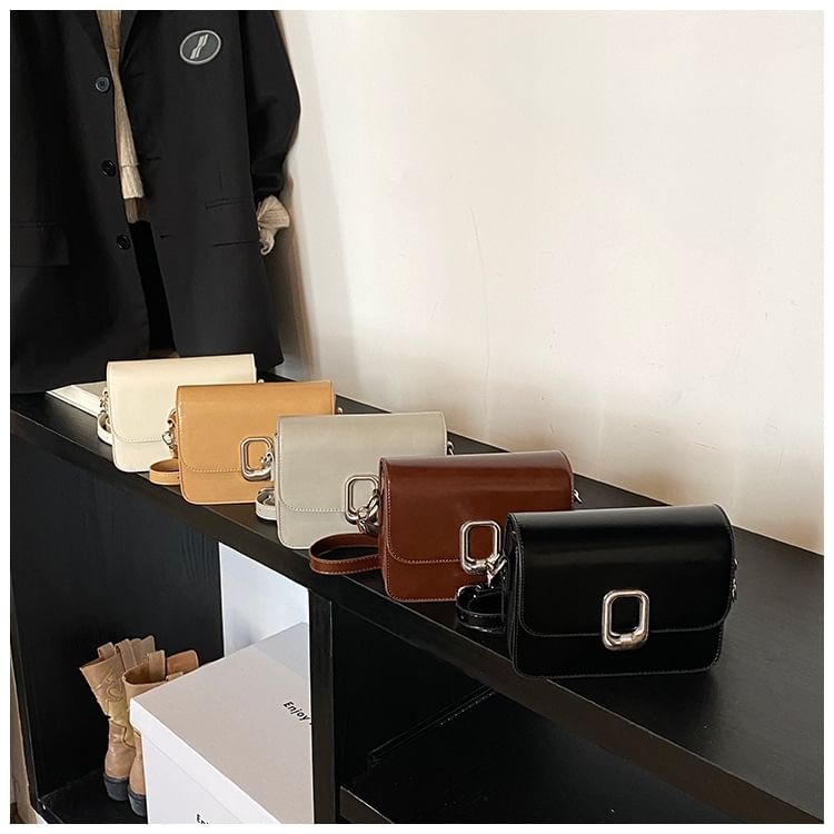 Leather Bag Faux Crossbody Flap