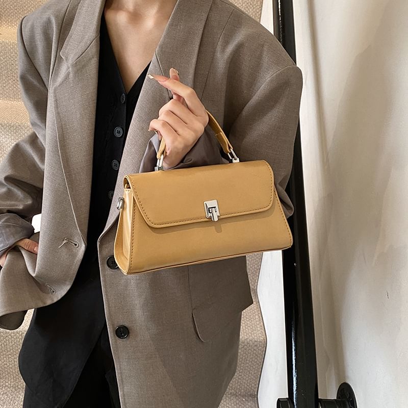 Faux Bag Crossbody Leather Flap