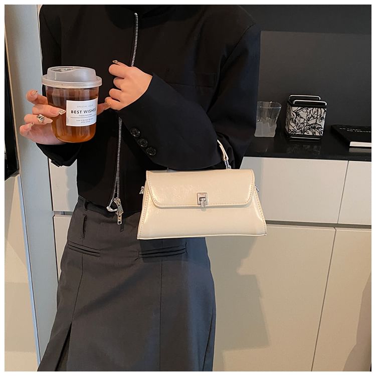 Faux Bag Crossbody Leather Flap