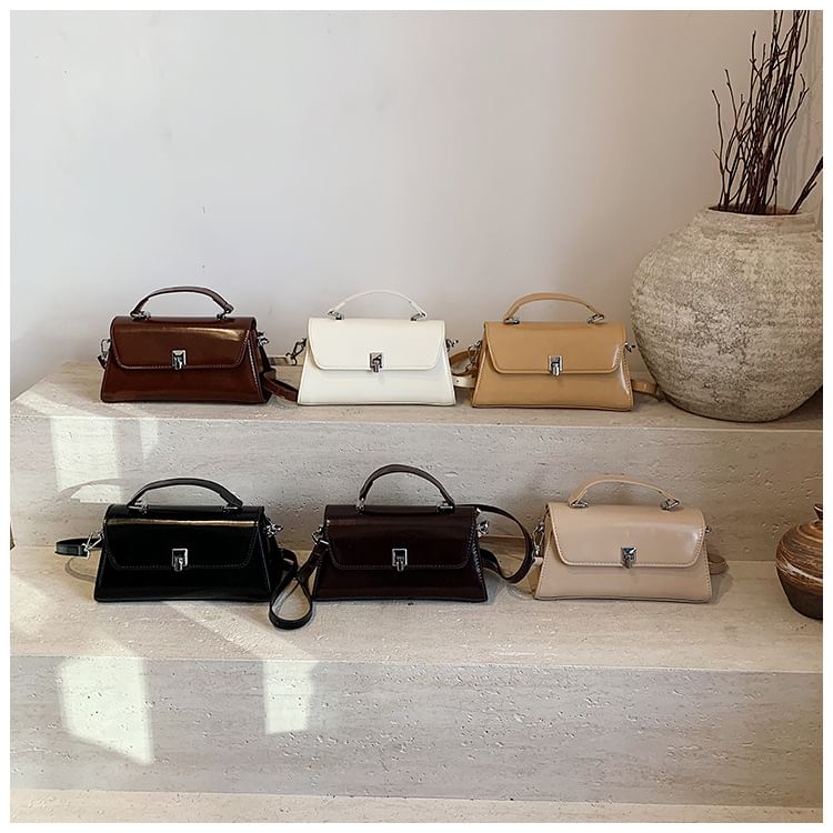 Faux Bag Crossbody Leather Flap