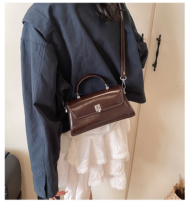 Faux Bag Crossbody Leather Flap