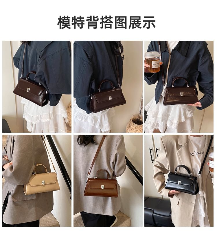 Faux Bag Crossbody Leather Flap