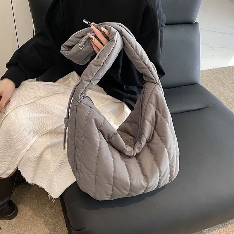 Bag Quilted Shoulder Plain