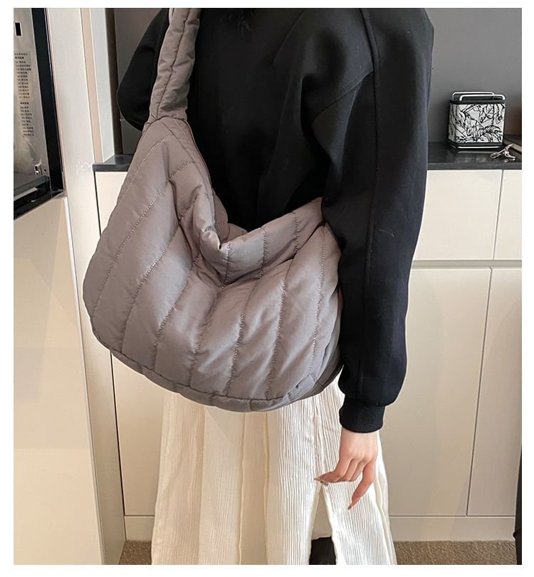 Bag Quilted Shoulder Plain