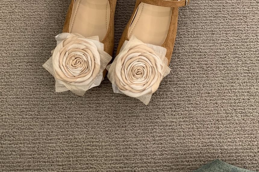 Floral Shoes Mary Jane