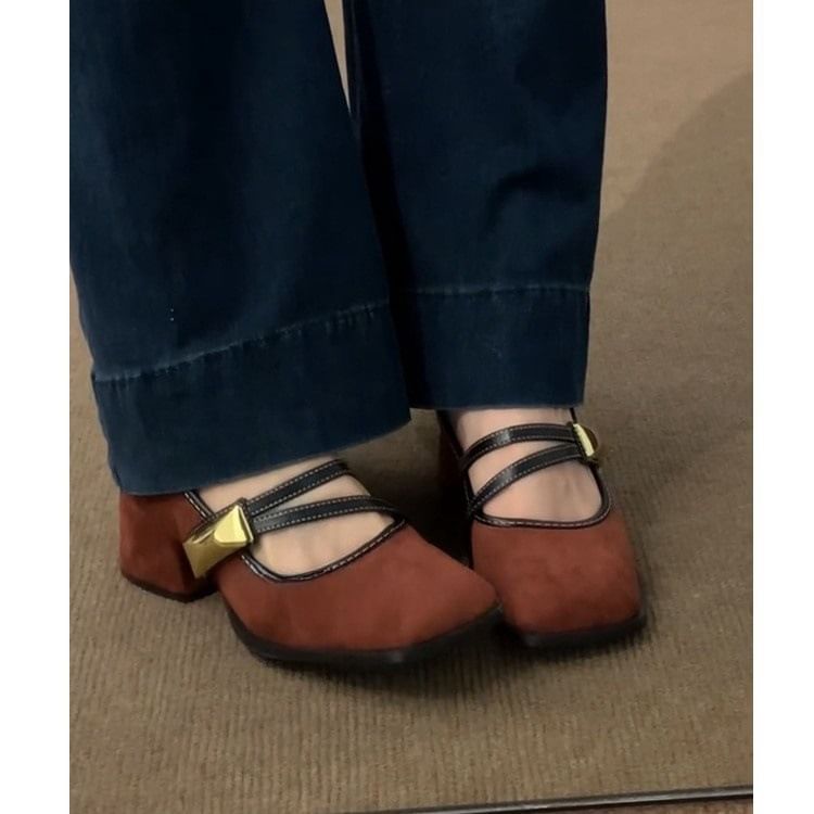 Heel Shoes Mary Chunky Jane