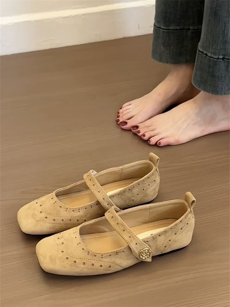 Shoes Mary Jane Square-Toe