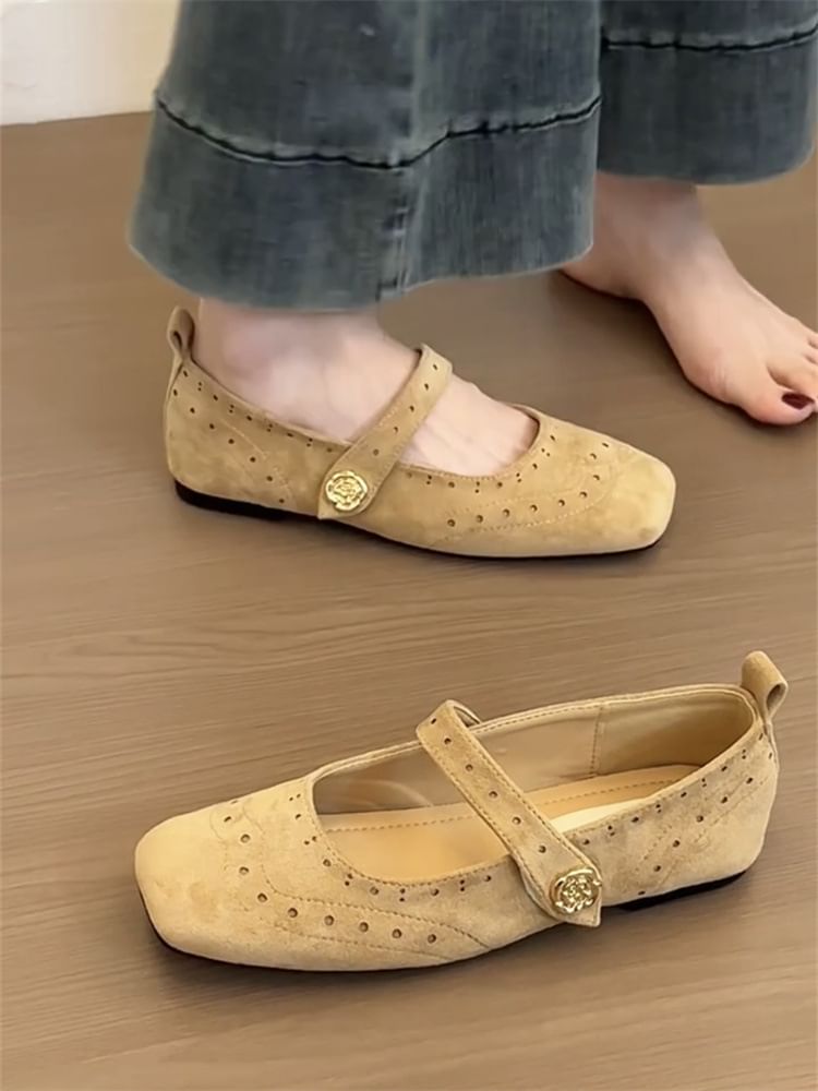 Shoes Mary Jane Square-Toe