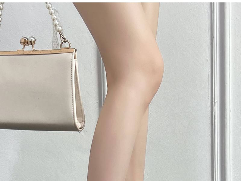 Bow Stiletto Pumps Heel Slingback