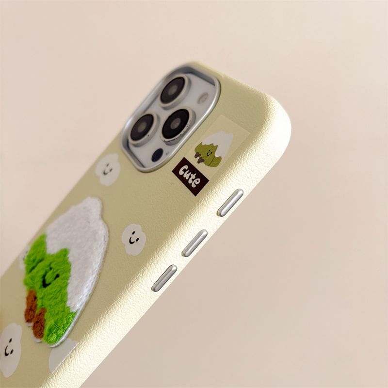 Mountain Embroidered Case Phone