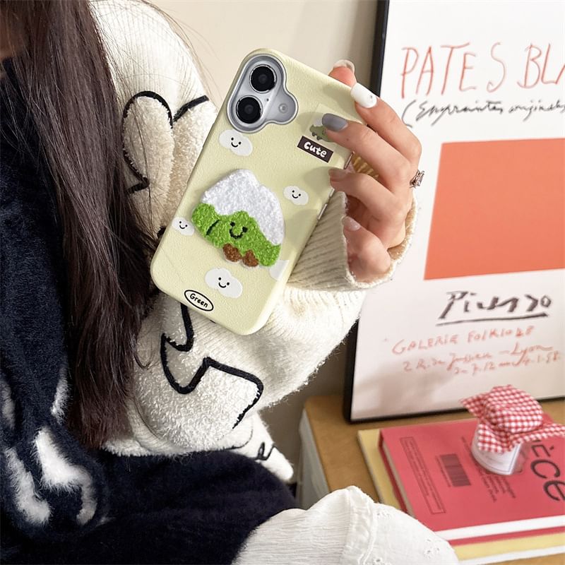 Mountain Embroidered Case Phone