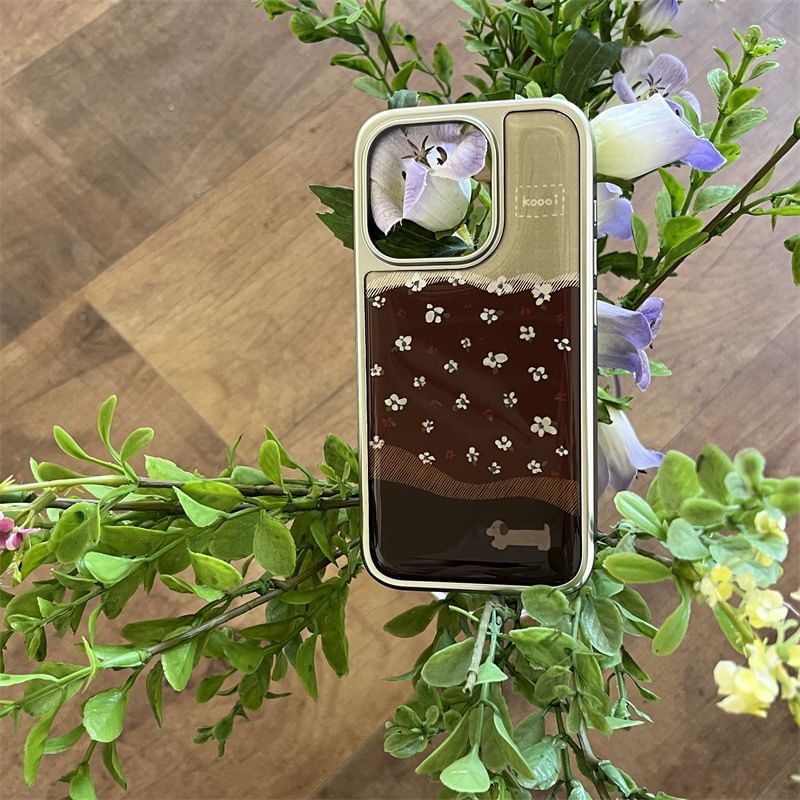 Case Phone Dog Floral