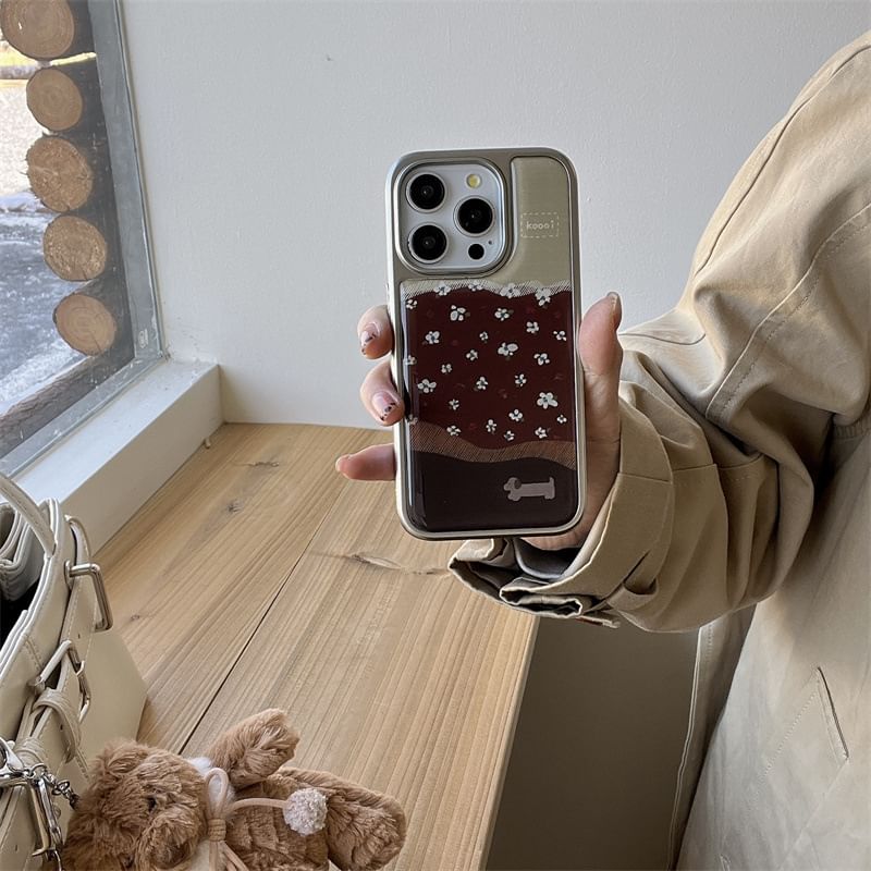 Case Phone Dog Floral