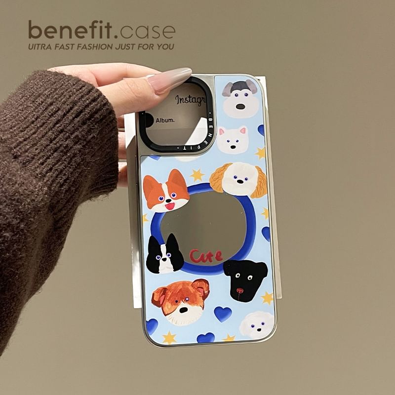 Dog Case Mirrored Phone