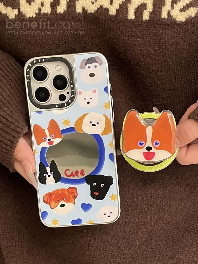 Dog Case Mirrored Phone
