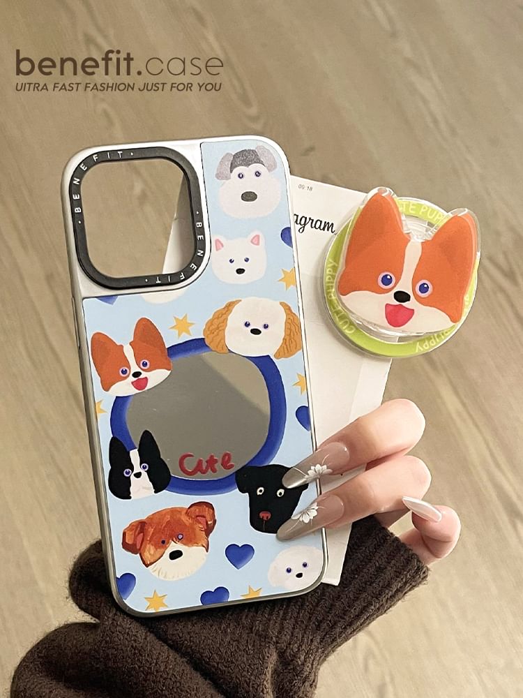 Dog Case Mirrored Phone