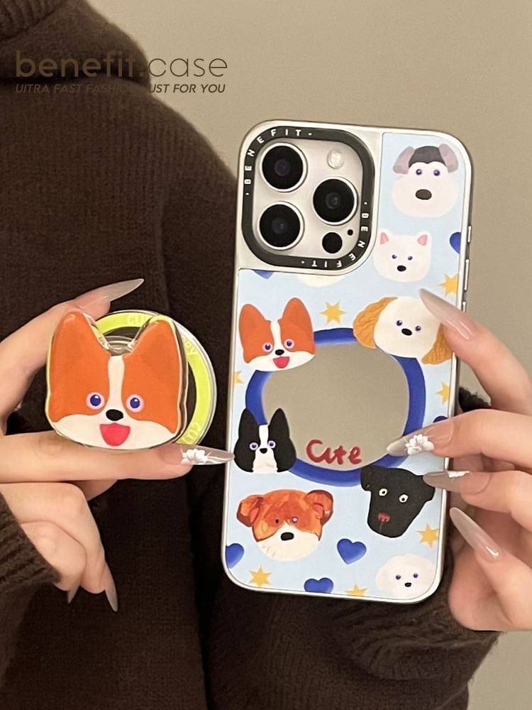 Dog Case Mirrored Phone