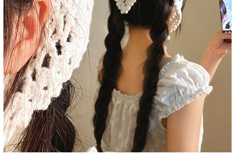 Head Scarf Triangle Floral