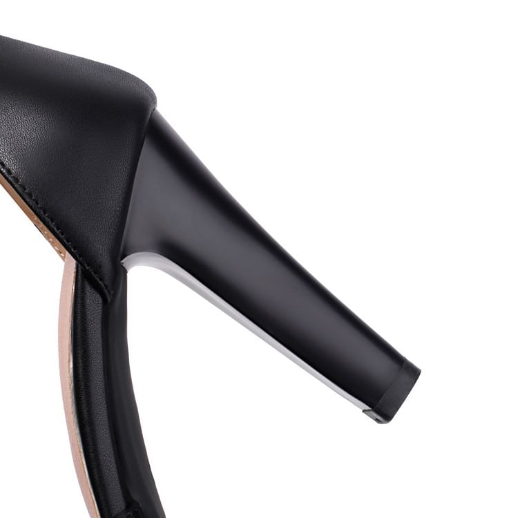 Detail Bow High Sandals Heel