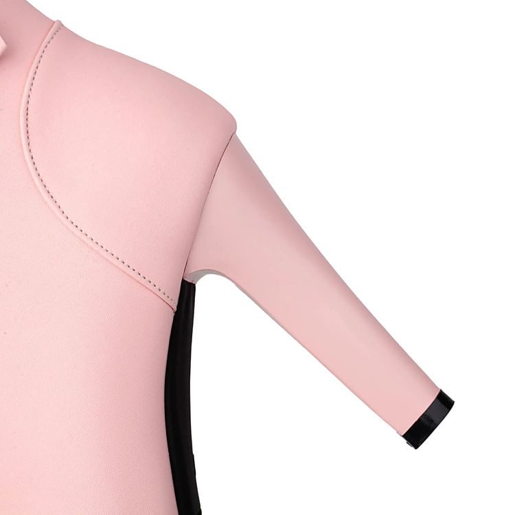 Heel Boots Plain Short Peep-Toe High