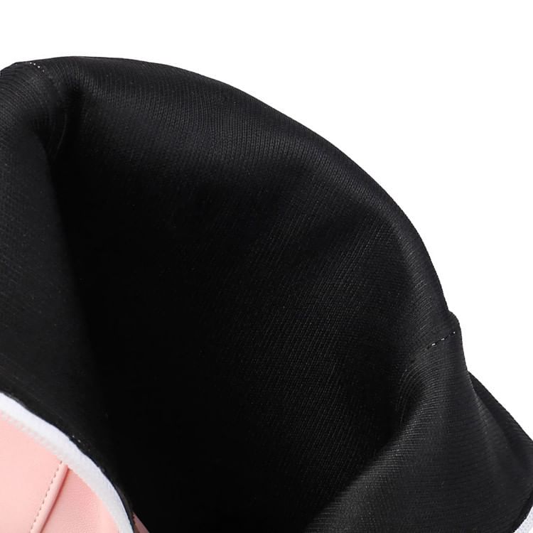 Heel Boots Plain Short Peep-Toe High