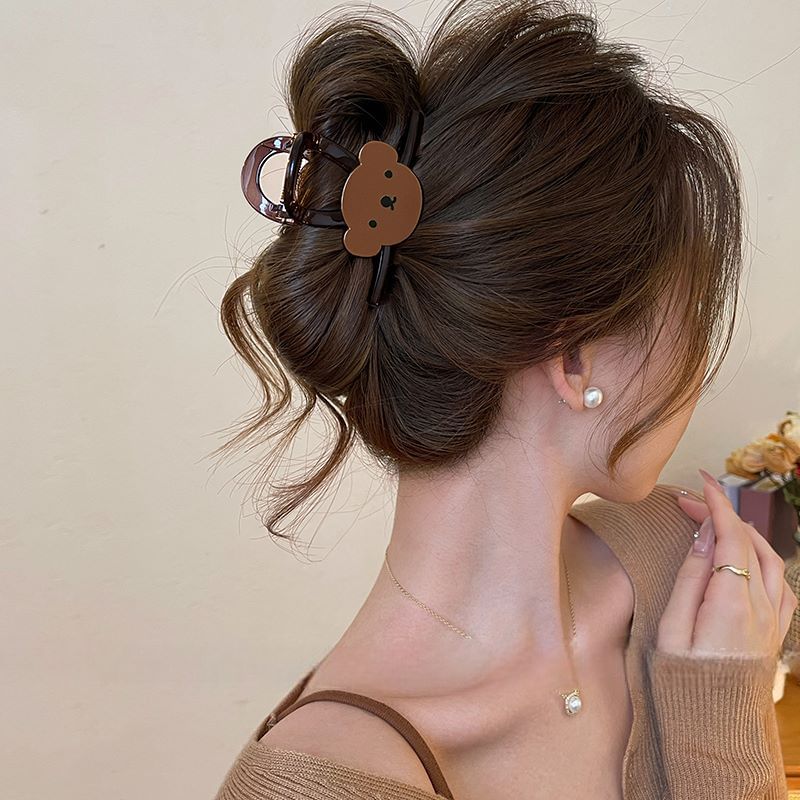 Hair Clip Claw Bear (Various Designs) Acrylic